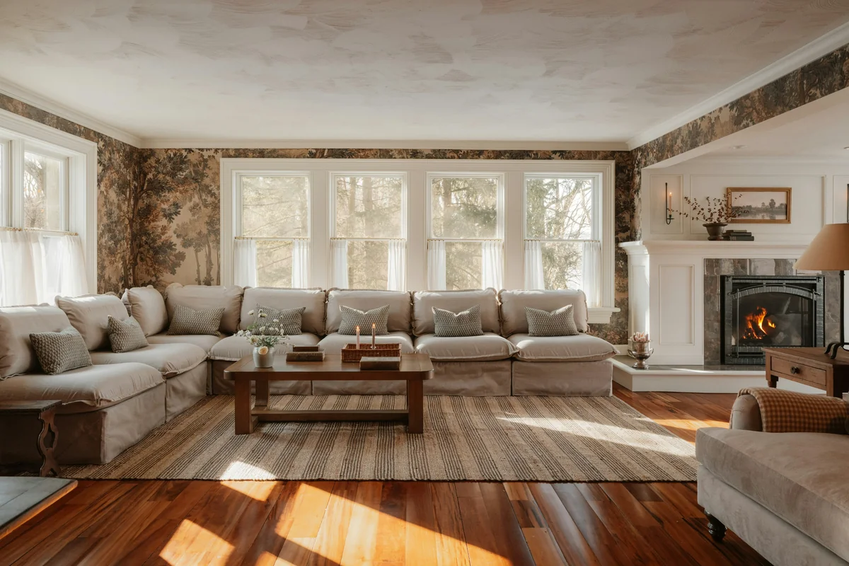 Inviting living room (IG: @clay.banks) - best value air purifiers for large living rooms