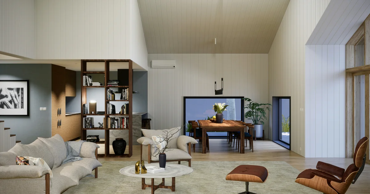 CONCEPT FOR AN OPEN FLOOR PLAN RESIDENTIAL UNIT - best value air purifiers for large living rooms