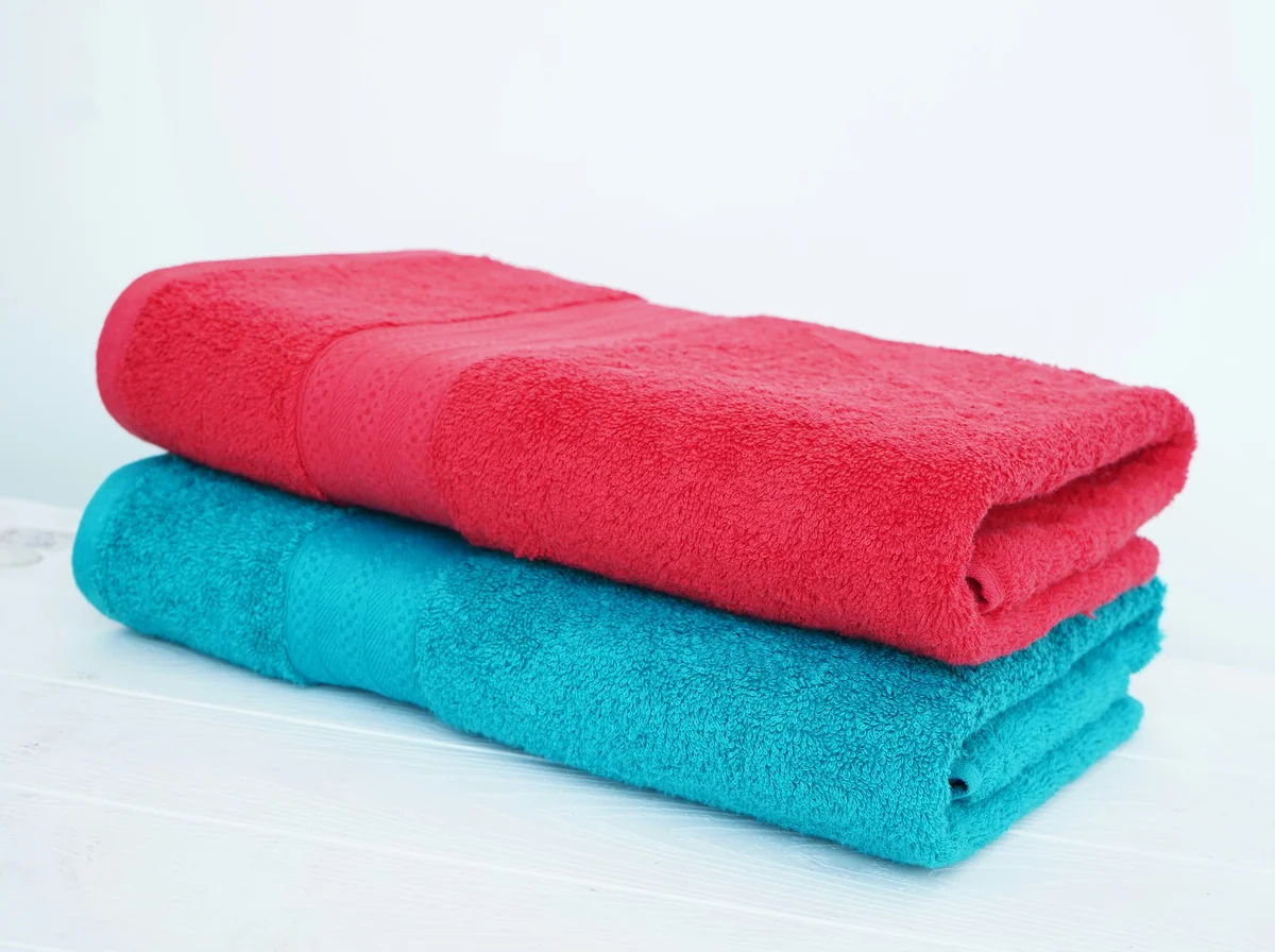 cotton towel with white background - most durable bath towels for everyday use
