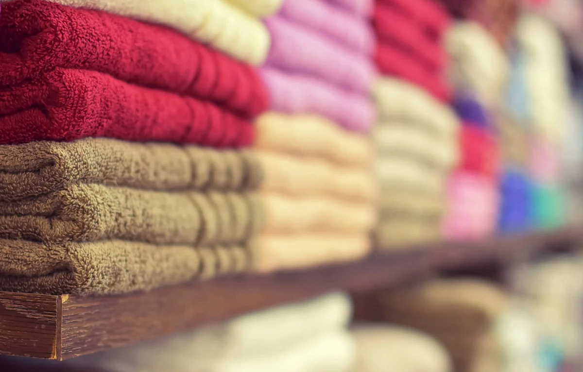assorted-color towels - most durable bath towels for everyday use