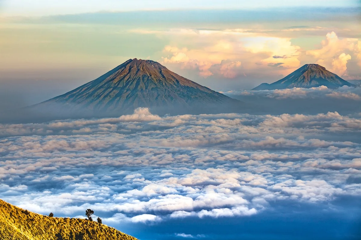 volcano, natural, cloud, landscape, sightseeing, mount sindro, mount sumbing, java island, indonesia, volcano, volcano, cloud, indonesia, indonesia, indonesia, indonesia, indonesia - top rated magnetic car phone mounts